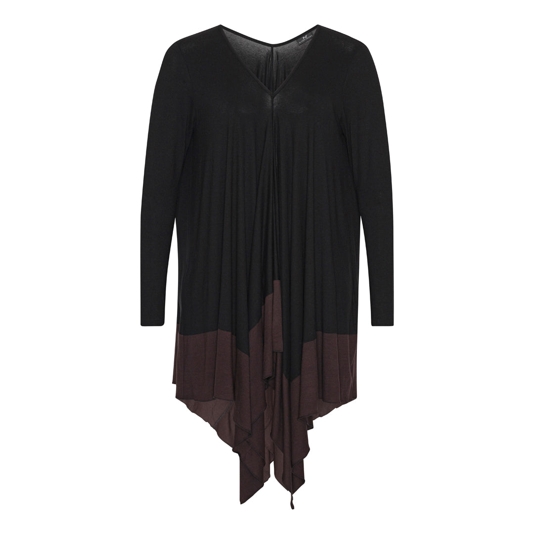 Tunic black/brown with the best width.
