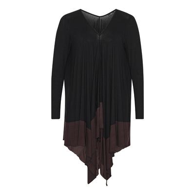 Tunic black/brown with the best width.