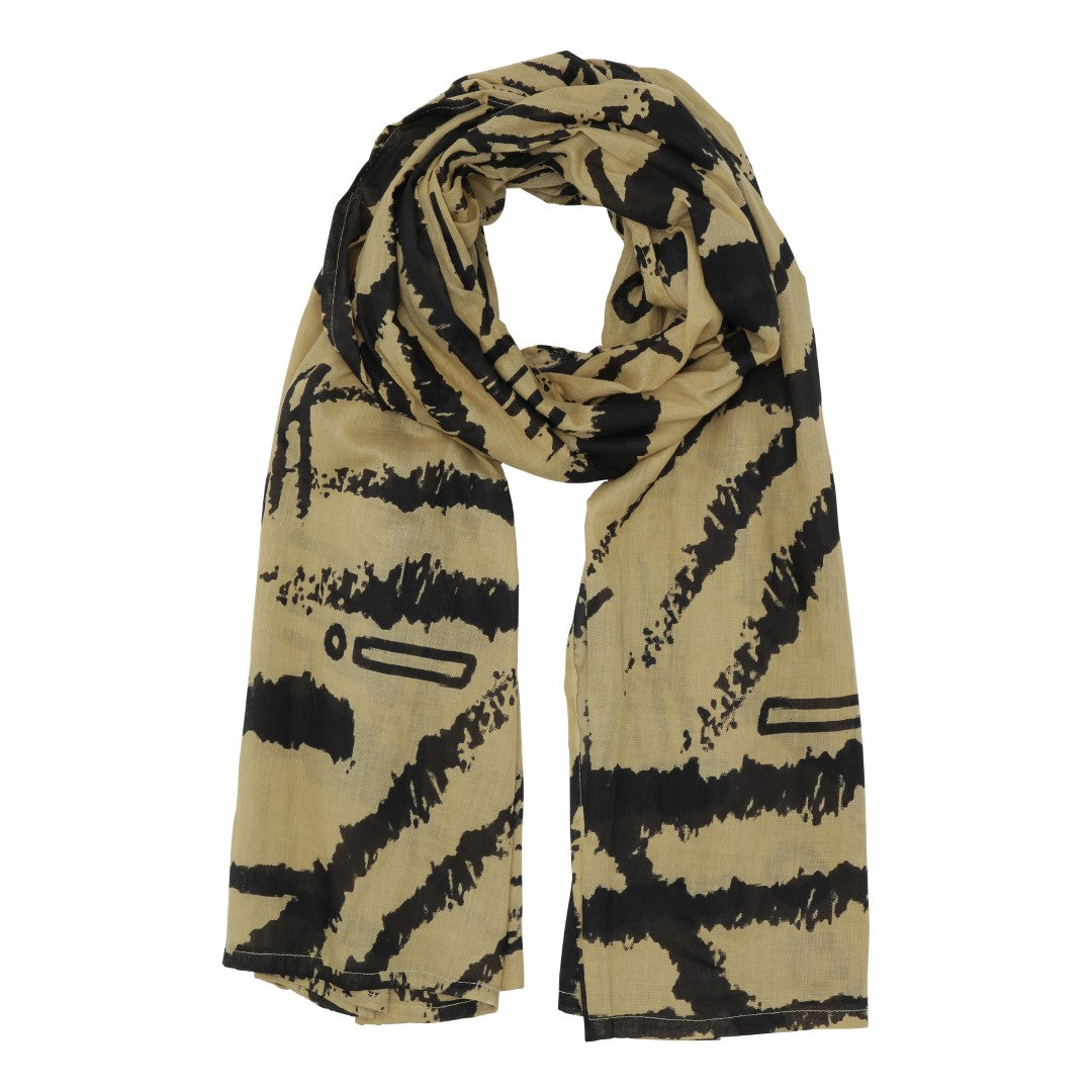 N+ scarf with print