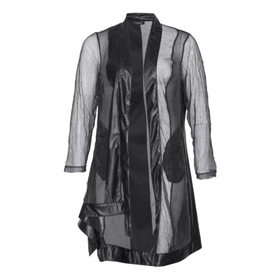 Asymmetric raw and elegant jacket -