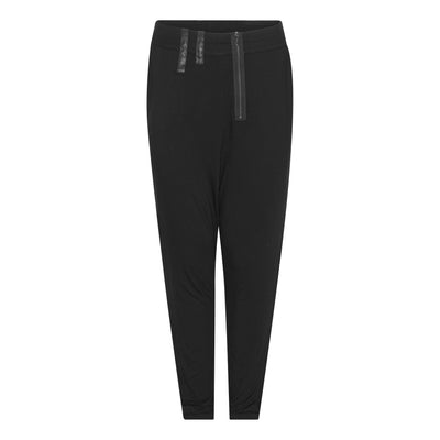Pants with zip, elasticated waist and smart details and the softest, softest jersey.